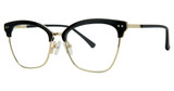 Genevieve Paris Design Eyeglasses LIFETIME Black/Gold