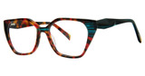 Modern Art Eyeglasses A633 Tortoise/Teal