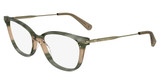Longchamp Eyeglasses LO2735 STRIPED GREEN/308