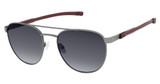 Champion Eyeglasses TEO MATTE GUN/RED/C03