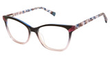 gx by GWEN STEFANI Eyeglasses GX123 eggplant / blush/EGG