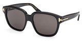 Tom Ford Eyeglasses FT1236-F shiny black / smoke/01A