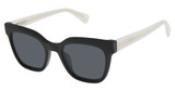 Superflex Eyeglasses SFS-2032 BLACK IVORY/S300