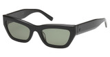Abercrombie & Fitch Eyeglasses AF00027 shiny black / green/01N
