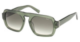 Abercrombie & Fitch Eyeglasses AF00028 shiny dark green / gradient green/96P