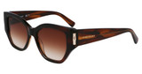 Longchamp Eyeglasses LO764S N STRIPED BROWN/211