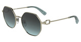 Longchamp Eyeglasses LO179S N GOLD/GRADIENT BLUE/729