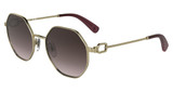 Longchamp Eyeglasses LO179S N GOLD/GRADIENT BROWN ROSE/724