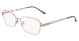 Marchon NYC Eyeglasses TRES JOLIE 199 N TAUPE/233
