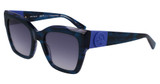 Longchamp Eyeglasses LO762S N STRIPED BLUE/407