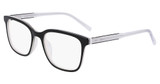 DKNY Eyeglasses DK5065 N BLACK/WHITE LAMINATE/001