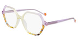 Pure Eyeglasses P-6000 N LEMON/ AQUA MARBLE/747