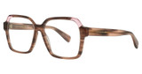 Longchamp Eyeglasses LO2763 N STRIPED PEACH/PINK/657