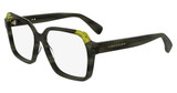 Longchamp Eyeglasses LO2763 N STRIPED BROWN/OLIVE/213