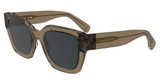 Longchamp Eyeglasses LO771S N TRANSPARENT BROWN/TEXTURED BRO/204