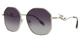 Karl Lagerfeld Eyeglasses KL358S N SILVER SHINY/040