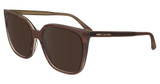 Calvin Klein Eyeglasses CK24509S N STRIPED BROWN/ROSE/203