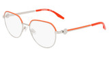 Converse Eyeglasses CV1028 N SHINY SILVER/VERMILLION RED/045