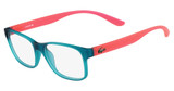 Lacoste Eyeglasses L3804B N AQUA MATTE W/STAR PHOSPHO T/444