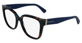 Longchamp Eyeglasses LO2745 N BLUE BROWN HAVANA/433