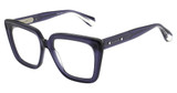 AllSaints Eyeglasses UMA CRYSTAL INKY BLUE/685