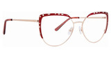 XOXO Eyeglasses Bella Vista RED/RED