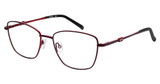 Pure-T Eyeglasses T247 BURGUNDY/BU