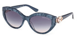 Guess? Eyeglasses GM00033 blue/other / gradient blue/92W