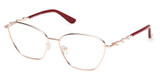 Guess? Eyeglasses GM50045 shiny rose gold/028