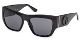Guess? Eyeglasses GU00252 shiny black / smoke/01A