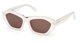 MaxMara Eyeglasses MM0169 ivory / brown/25E