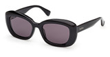 MaxMara Eyeglasses MM0170 shiny black / smoke/01A