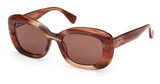 MaxMara Eyeglasses MM0170 red/other / brown/68E