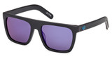 Adidas Originals Eyeglasses OR0140 matte black / blue mirror/02X