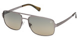 Timberland Eyeglasses TB00065 matte gunmetal / green polarized/09R