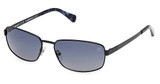 Timberland Eyeglasses TB00066 matte black / smoke polarized/02D