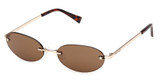 Guess? Eyeglasses GJ00006 gold/other / brown/33E