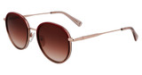 Longchamp Eyeglasses LO176S N ROSE GOLD/GRADIENT BURGUNDY/772