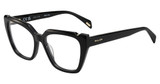 Police Eyeglasses UPLT02M SHINY BLACK