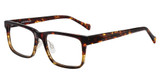 Lucky Brand Eyeglasses VLBD436 HAVANA OLIVE GRADIENT