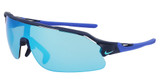 Nike Eyeglasses NIKE FLYFREE SHIELD P N IU8034X MAT OBSDIAN/POLAR BLU MIR/ROAD/410