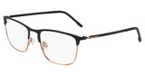 Flexon Eyeglasses FLEXON E1148 N MATTE BLACK/ COPPER/002