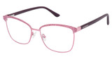 Jill Stuart Eyeglasses Jill Stuart 480 Mauve Glitter