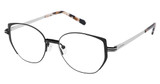 Jill Stuart Eyeglasses Jill Stuart 483 Matte Black