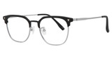 Konishi Eyeglasses KONISHI KT5618 Matte Black/Silver/C1
