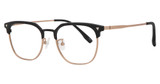 Konishi Eyeglasses KONISHI KT5618 Matte Black/Gold/C2