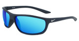 Nike Eyeglasses NIKE RABID M EV1110 (451) MATTE OBSIDIAN/BLUE MIRROR/451