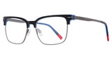 ECKO Unltd Eyeglasses ECKO610 BLACK/BLUE/BLUE