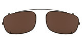 Flexon Eyeglasses FLEXON 600 CLIP-ON N COFFEE/210