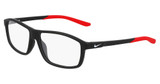 Nike Eyeglasses NIKE 7291 N MATTE BLACK/UNIVERSITY RED/006